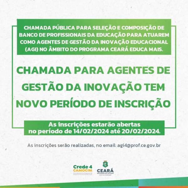 Chamada para Agentes de Gestão da Inovação tem novo período de inscrição