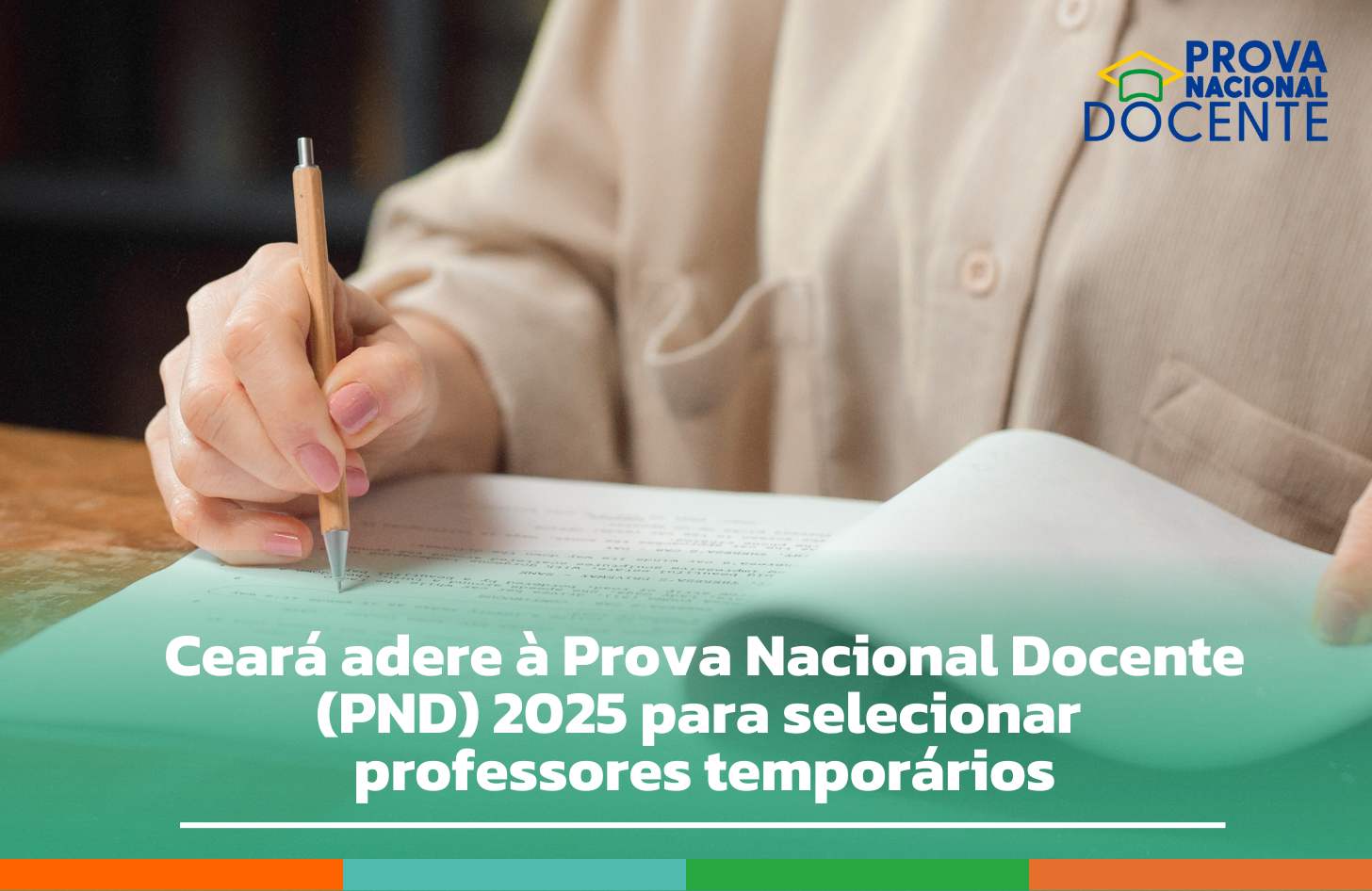 Ceará adere à Prova Nacional Docente (PND) 2025 para selecionar professores temporários
