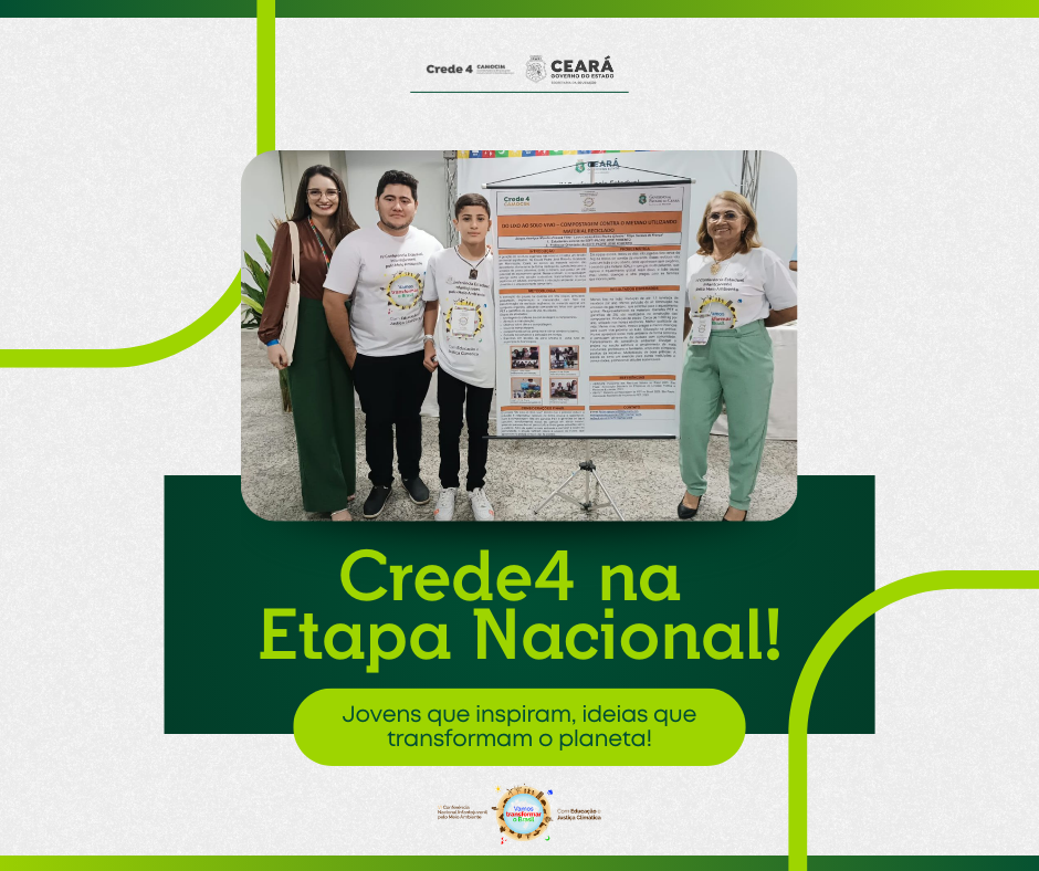 CREDE 4 é destaque na etapa estadual da CNIJMA e garante vaga na fase nacional!